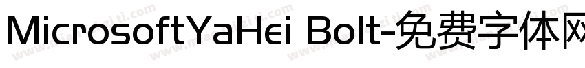 MicrosoftYaHei Bolt字体转换